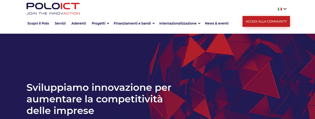 Connect, Interact, Innovate. Online il nuovo sito del Polo ICT