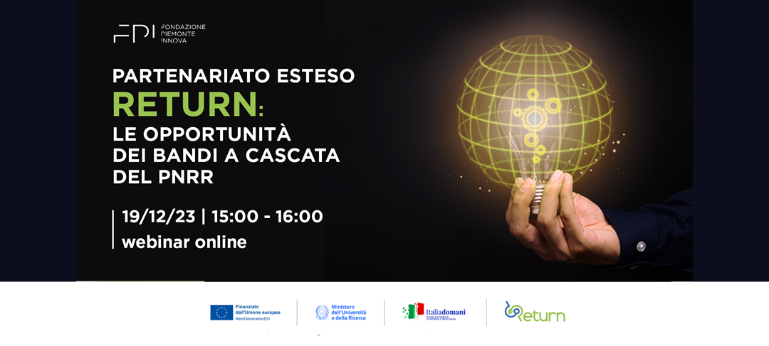 PNRR bandi RETURN – webinar 19 dicembre
