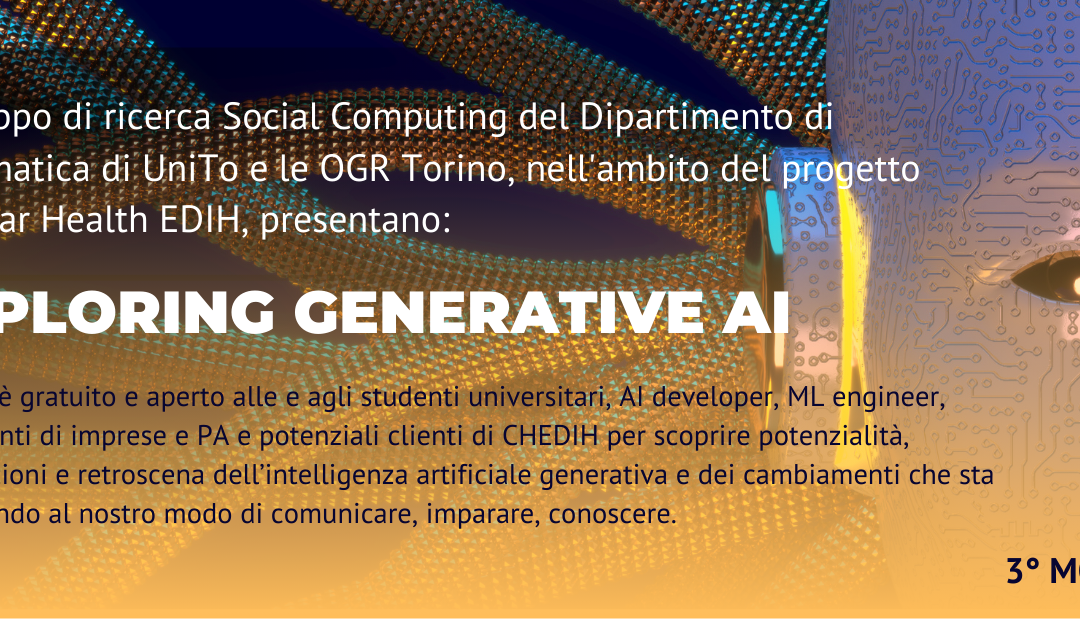 Lancio del 3° Modulo del Corso Generative AI