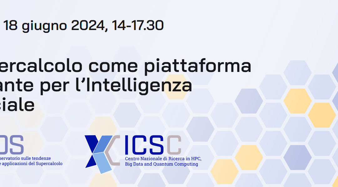 Supercalcolo come piattaforma abilitante per l’Intelligenza Artificiale_ Evento a Torino