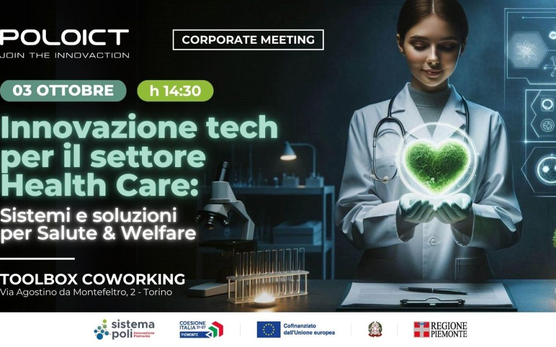 Corporate Meeting Innovazione Tech per il settore Health Care – 3 ottobre