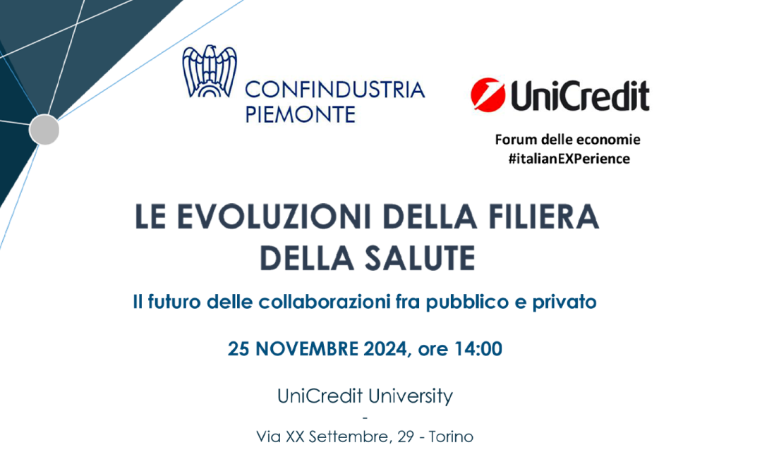 Le evoluzioni della filiera della salute – 25 novembre