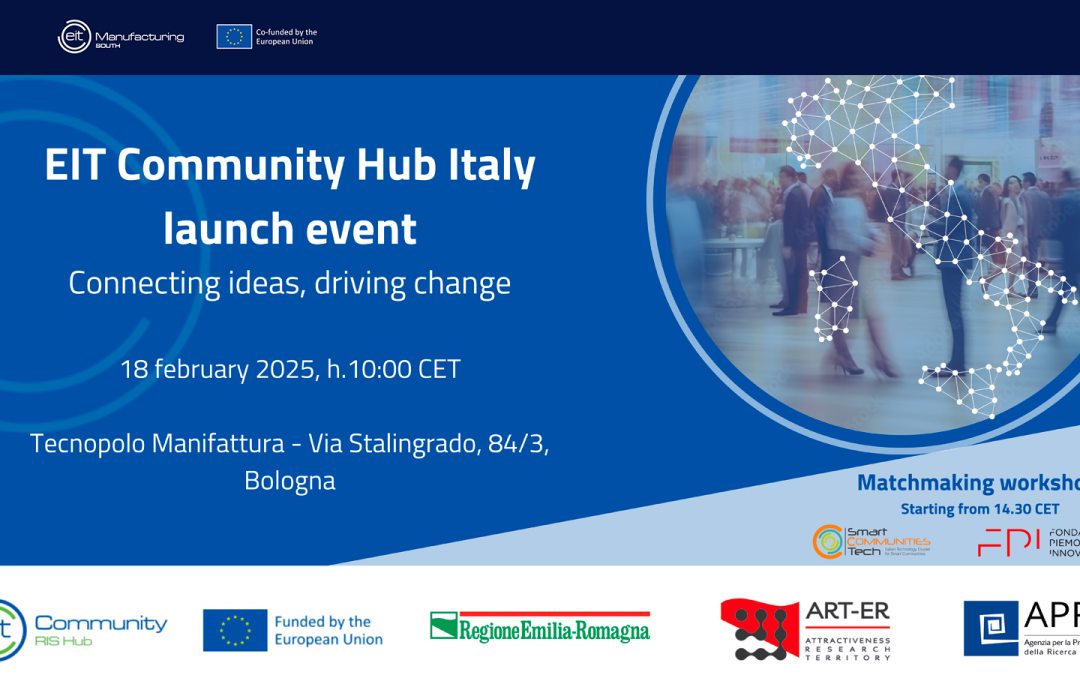 EIT Community Hub Italia – evento di lancio 18 febbraio