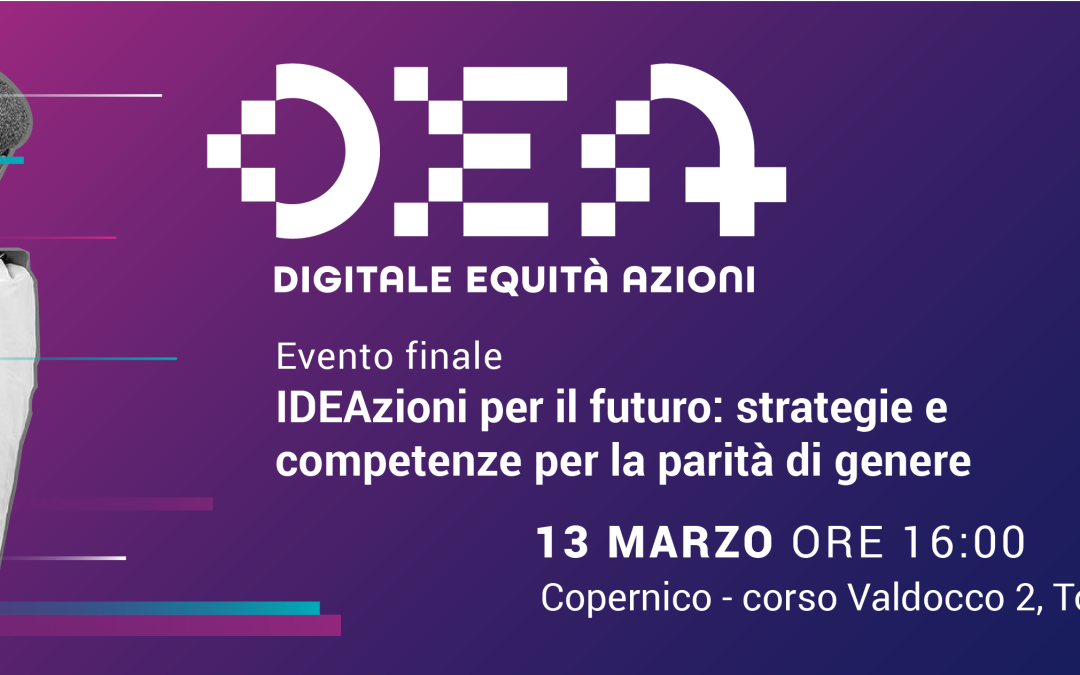 DEA – Evento finale giovedì 13 marzo