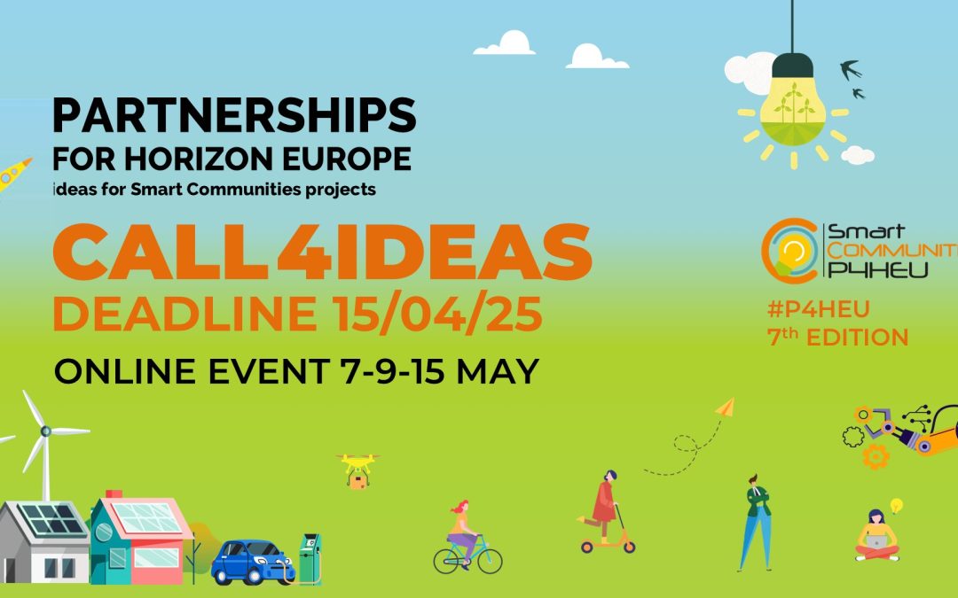 Call4Ideas Partnerships for Horizon Europe #7 – Deadline il 15 aprile