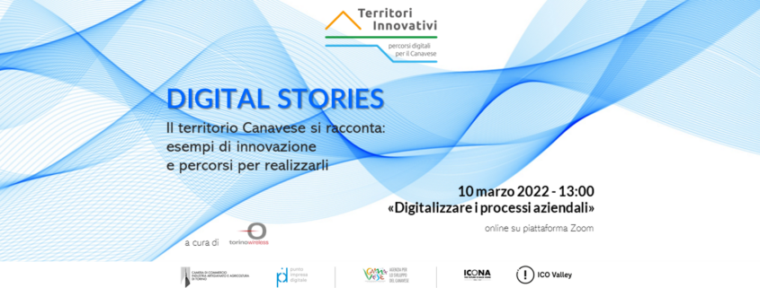 10 marzo Webinar Digital Stories: la digitalizzazione dei processi aziendali